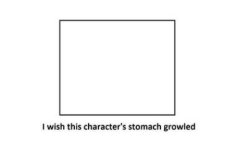 I wish this character's stomach growled Meme Template