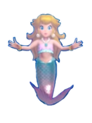 mermaid peach Meme Template