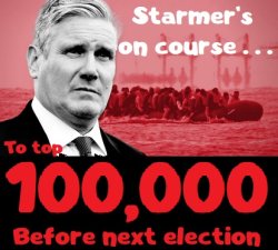 Starmer illegal migration Meme Template