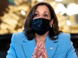 Kamala Harris masked Meme Template