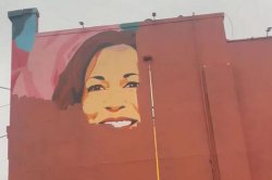 Kamala Mural Meme Template