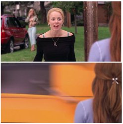 regina george bus Meme Template