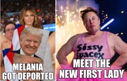 Elon Musk is the new First Lady Meme Template