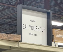 Please eat yourself Meme Template