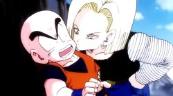 Android 18 kisses Krillin Meme Template