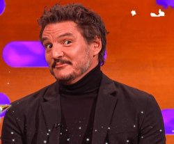 Pedro Pascal suspicious Meme Template