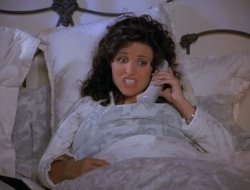 Elaine on phone Meme Template