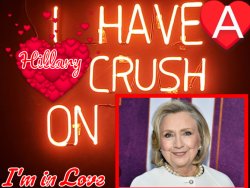 Hillary Clinton I have a crush Meme Template