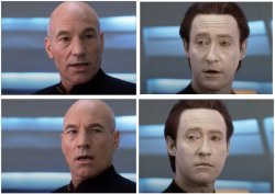 data and picard Meme Template