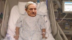 George Soros in hospital Meme Template