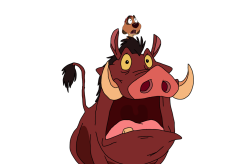 Shocked Pumbaa Meme Template