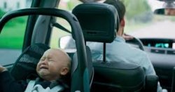 kid in a car crying Meme Template