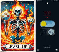 Tarot | Level Up 11:11 Meme Template