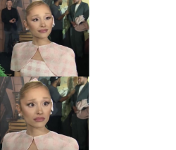 Ariana Grande Horrified Meme Template