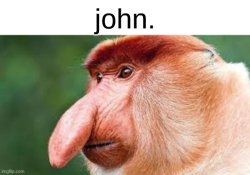 John. Meme Template