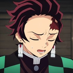 tanjiro face Meme Template