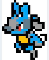 My Pixel Lucario Meme Template