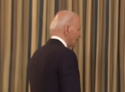 Joe Biden Walking Away Meme Template