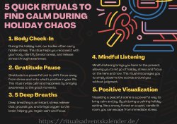 5 Quick Rituals to Find Calm During Holiday Chaos Meme Template