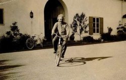 Albert Einstein bike Meme Template