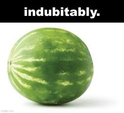 indubitably. Meme Template