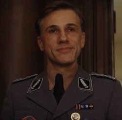 Hans Landa smiling Meme Template