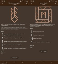 Runes | Cleanse And Remove Negative Blocks Meme Template