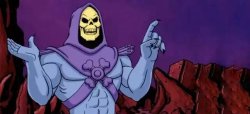 Skeletor says something then runs away Meme Generator top Meme Template