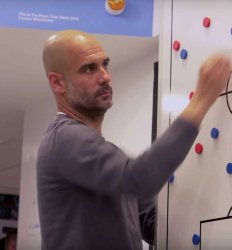 Guardiola board Meme Template