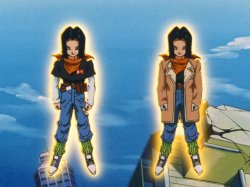 Two Android 17s Meme Template