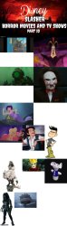 Disney Slasher Horror Movies and TV Shows Villains 10 Meme Template