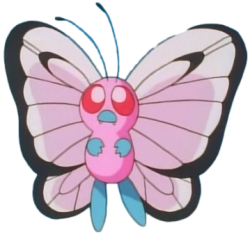 Pink Butterfree Meme Template