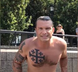 Pete Hegswith the Racist Meme Template