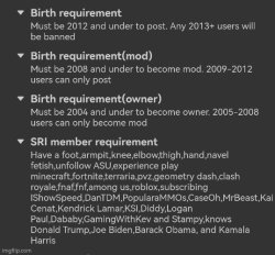 Sigma Rizzlers Requirements Meme Template