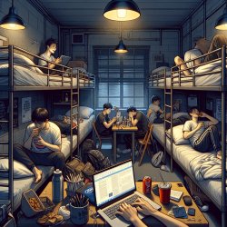 Boys hostel at 1 am be like Meme Template