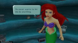 ariel talking Meme Template