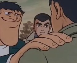 Big chin guy holding shoulder Meme Template