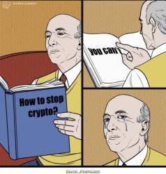 Icent, you can't stop crypto Meme Template