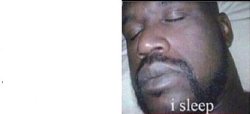 I sleep I sleep real shit Meme Template