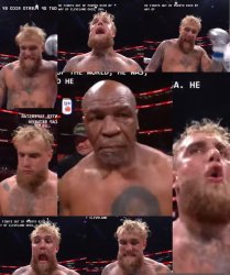 Mike Tyson vs Jake Paul Meme Template