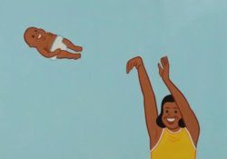 Tossing that baby!!! Meme Template