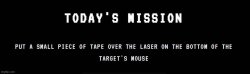 today's mission Meme Template