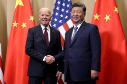 Biden and his Boss Xi Meme Template