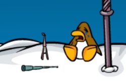 Crying club penguin Meme Template