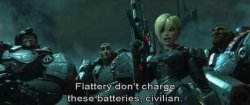 Sergeant Calhoun Flattery don't charge these batteries Meme Template