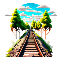 Railway windbreak Meme Template