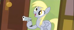 MLP Derpy Gun Meme Template