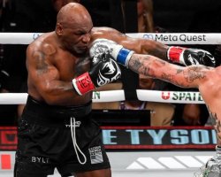 Mike Tyson Getting Whooped Meme Template