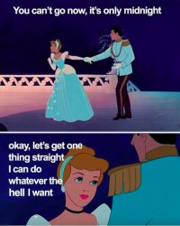 Cinderella I can do what i want Meme Template