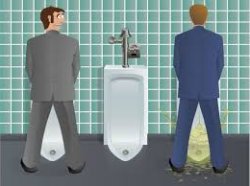 2 Men At Urinal Meme Template